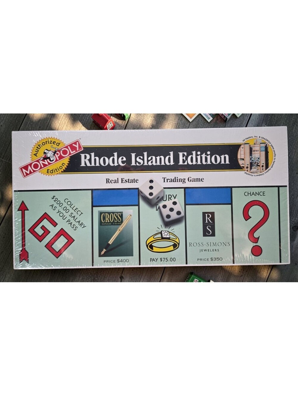 1998 Monopoly Rhode Island Edition USAopoly Board Game NEW Factory Sealed